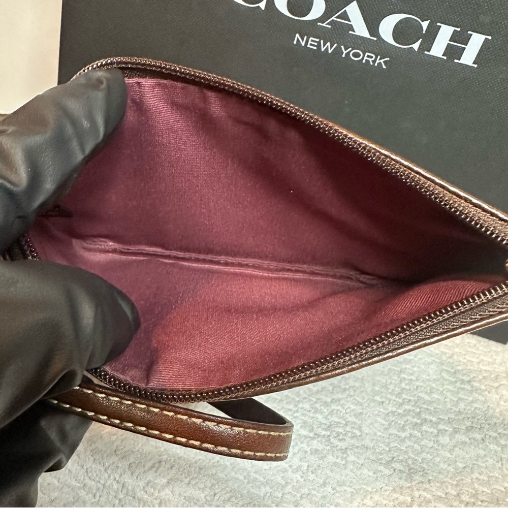 Coach Multicolor Patchwork Wristlet - image 4